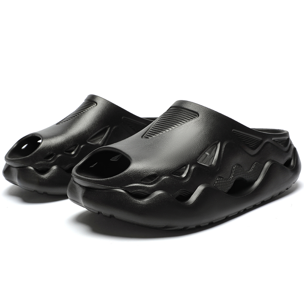 Ceroiress Men's Slip On Clogs - Casual Bubble Head Platform Trendy Sandals