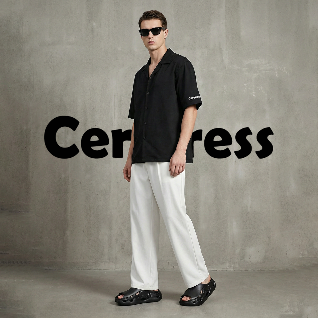 Ceroiress Men's Slip On Clogs - Casual Bubble Head Platform Trendy Sandals