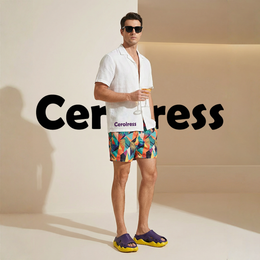 Ceroiress Men's Slip On Clogs - Casual Bubble Head Platform Trendy Sandals