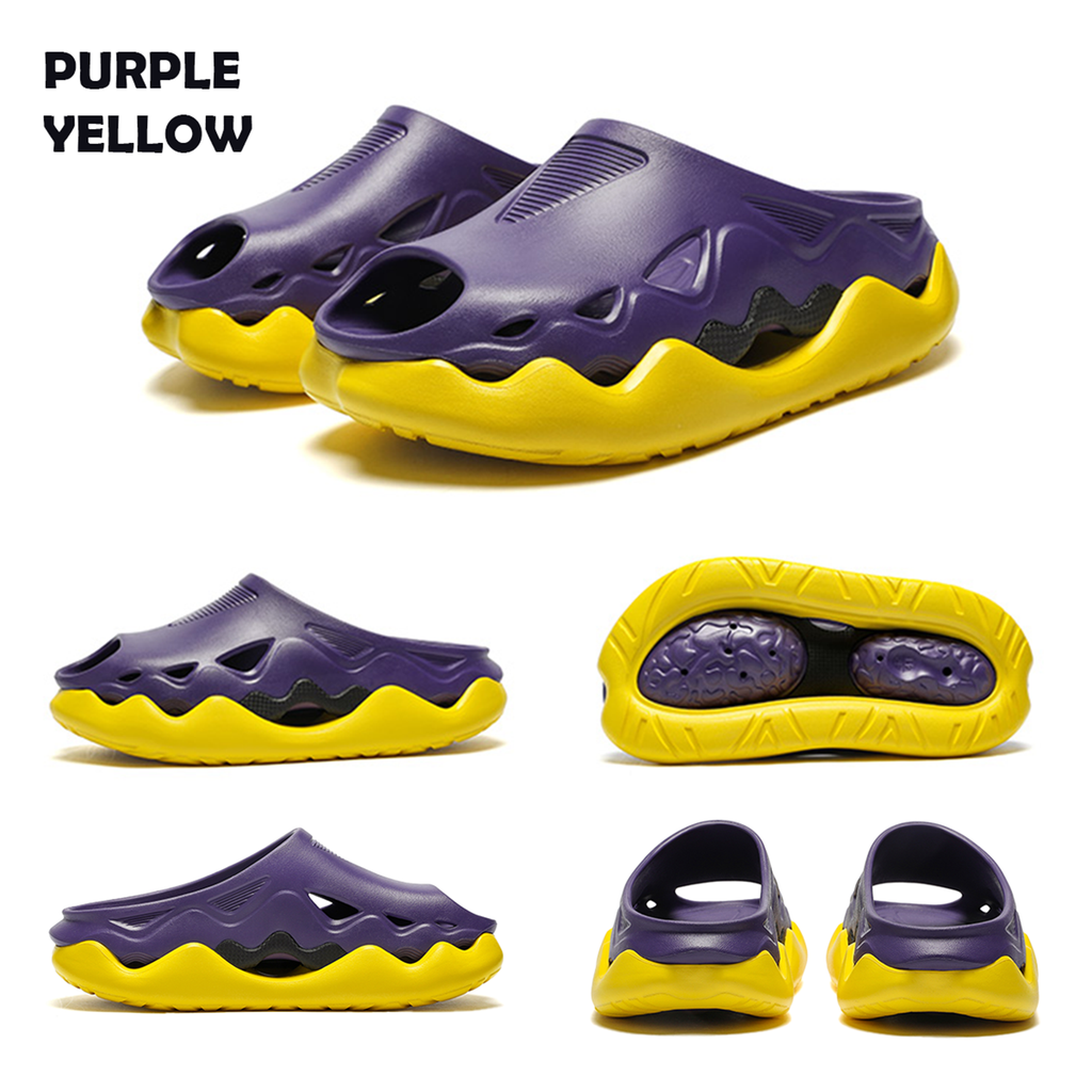 Ceroiress Men's Slip On Clogs - Casual Bubble Head Platform Trendy Sandals
