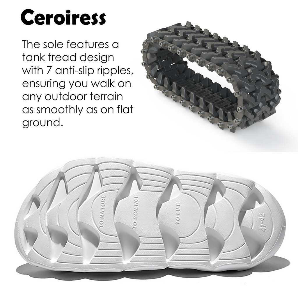 Ceroiress EVA Platform Recovery Slides Sandals - Thick Sole Fashion Clogs